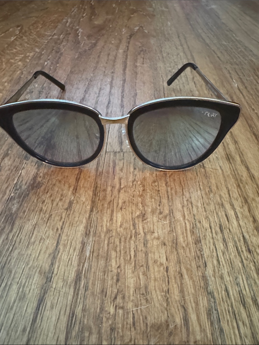 Quay Australia My Girl Black Cat Eye Sunglasses
